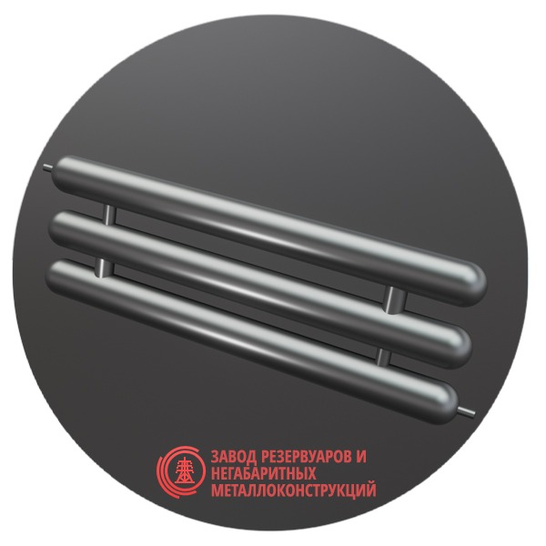 Регистры отопления трехрядные РСЭ-3x219x5.0-4000 мм