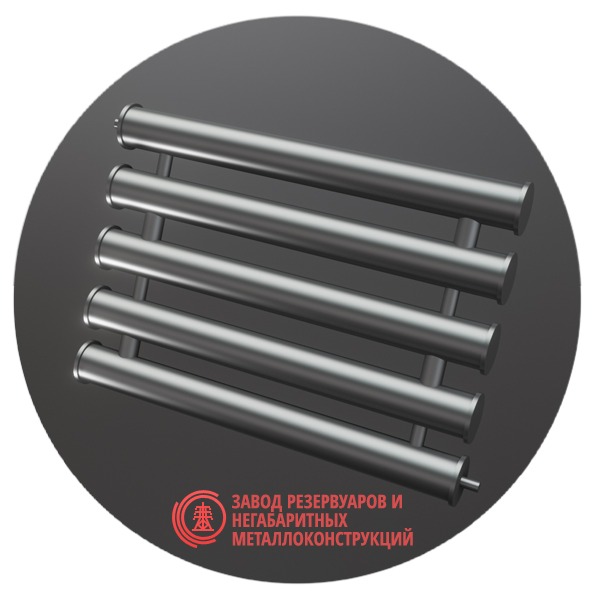 Регистры отопления пятирядные РСП-5x48x2.0-8000 мм