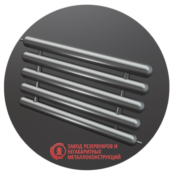 Регистры отопления пятирядные РСЭ-5x108x3.0-11000 мм
